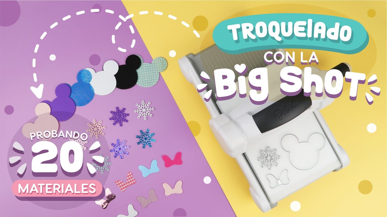 PROBANDO 20 MATERIALES EN LA BIG SHOT - QUE MATERIALES CORTA LA BIGSHOT DE SIZZIX
