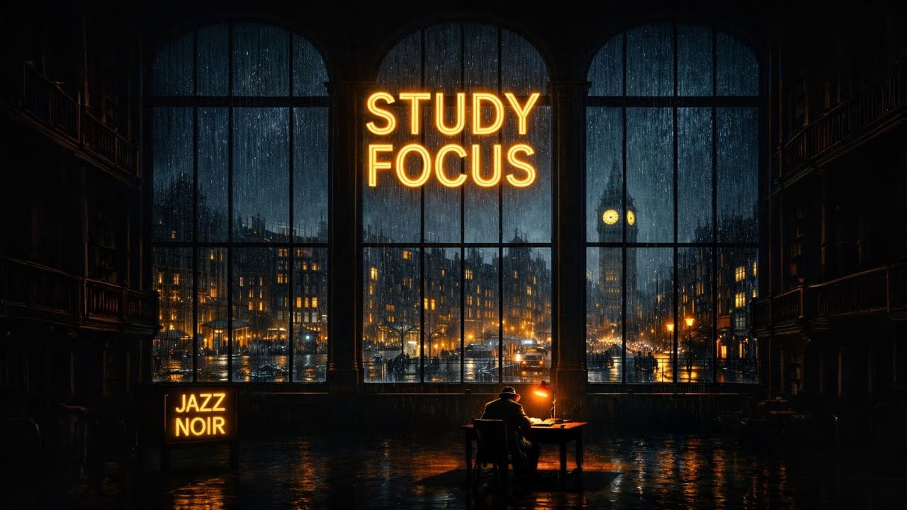 Deep Study Jazz 📚 London Library Noir