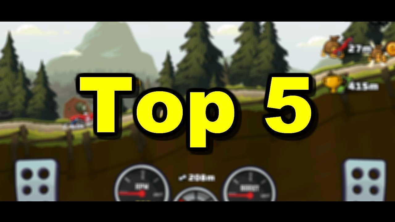 TOP 5 Hill Climb Racing 2 Players