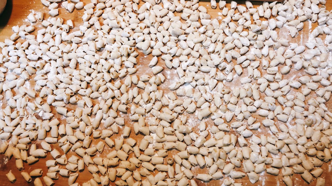 西北美食麻食怎么和面？怎么制作？大拇指一按一搓变花样