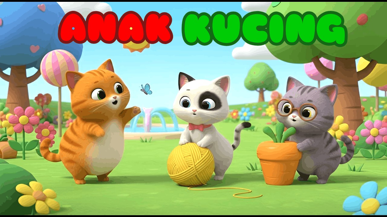 Lagu Anak Kucing Meong Meong - Lagu Anak Indonesia Balita