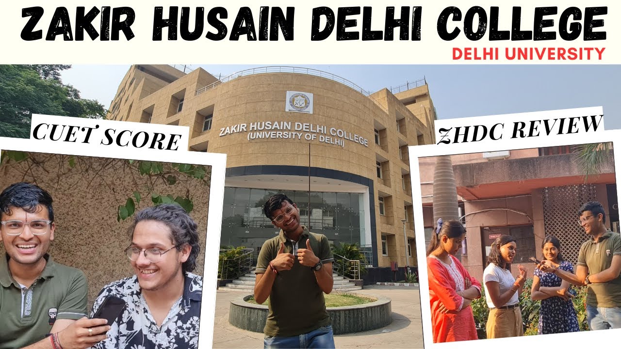 Zakir Husain Delhi College | CUET SCORE & REVIEW | Campus Tour | Delhi University | Shreedhar Rathi