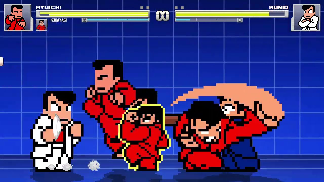Kunio kun mugen gameplay
