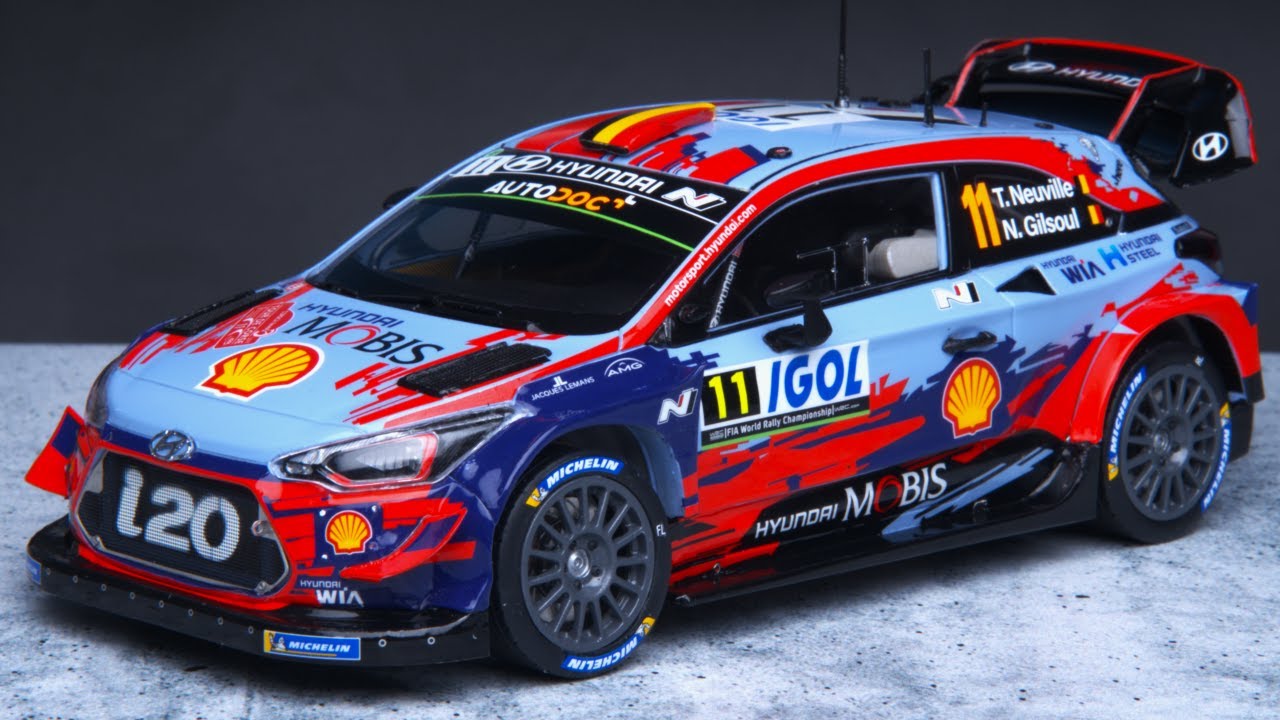Hyundai i20 WRC Thierry Neuville 1/24 model kit