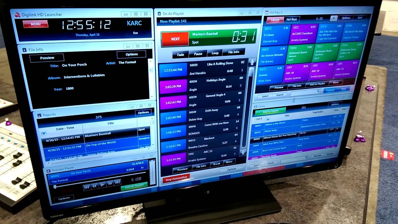 DHD Live demo video at NAB 2015