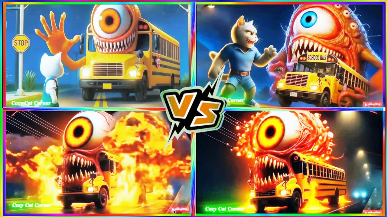 🔥🎶Monster School Bus Eater coffin danc song #exe #tileshop