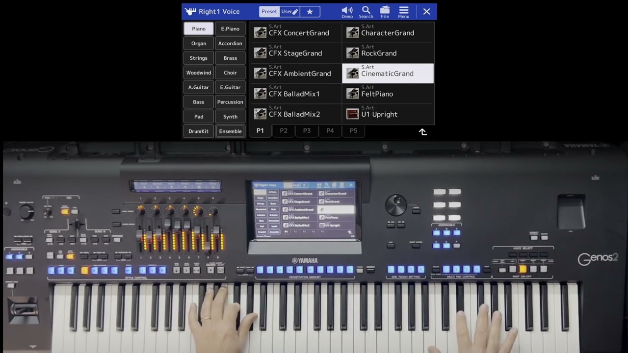 Yamaha Genos 2 - All New Pianos