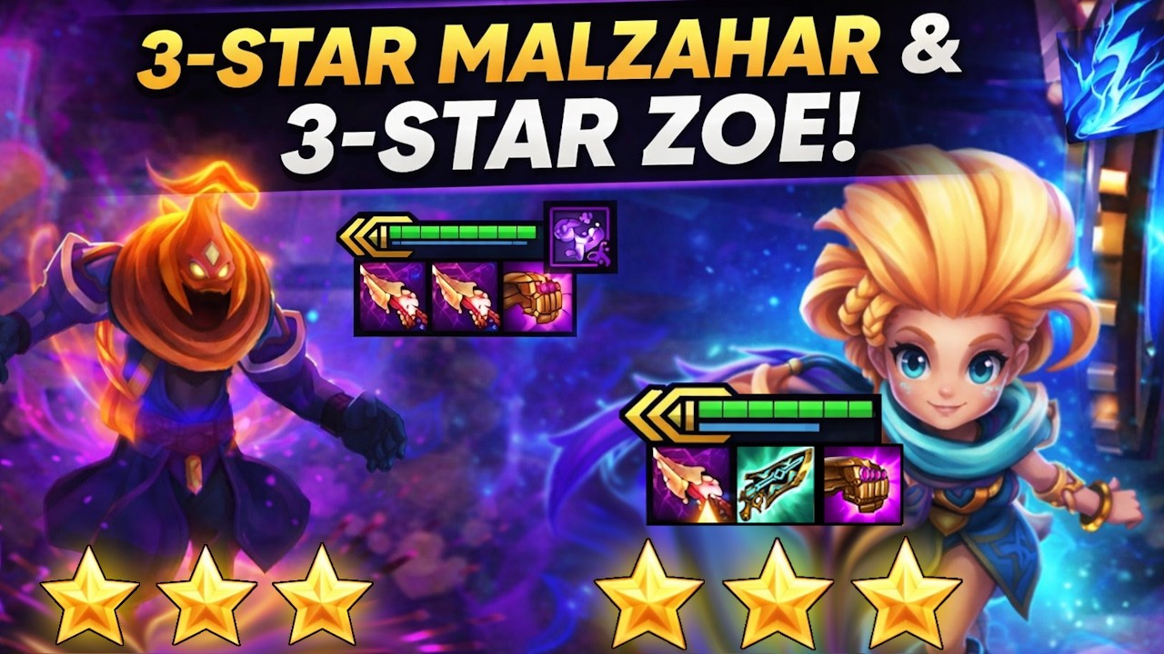 3 Star Malzahar + 3 Star Zoe | Free Win Comp!