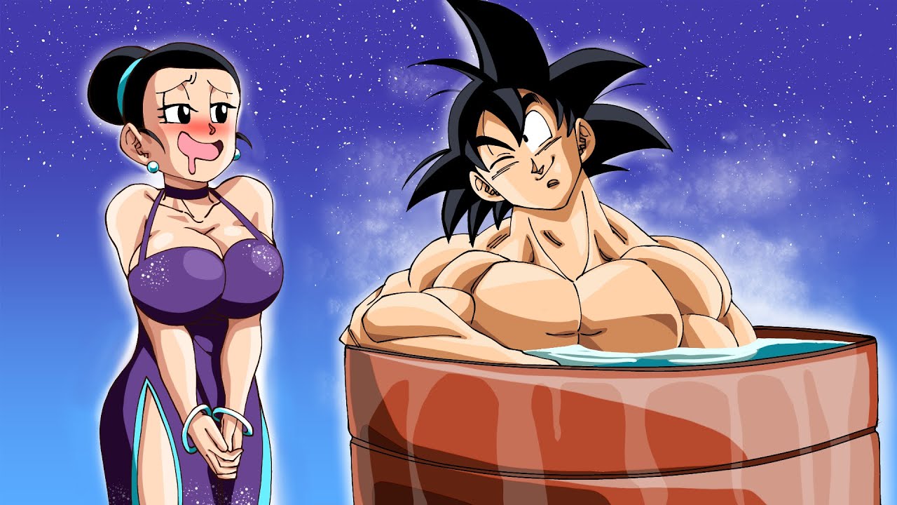 Goku And Chi Chi Bathing