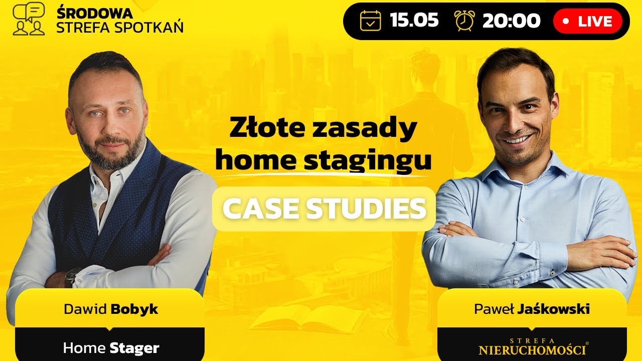 Złote zasady home stagingu + case studies | Dawid Bobyk | Webinar
