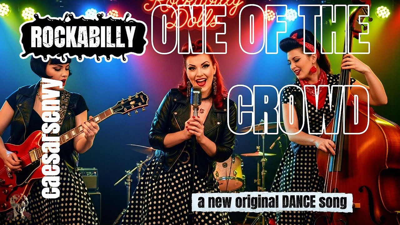 ONE OF THE CROWD - A New Original Foot-stomping Rockabilly Dance Anthem | caesarsenvy official video