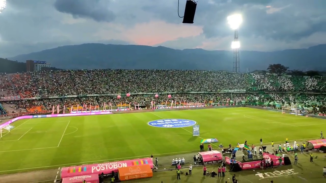 Espectacular Recibimiento 🤩 - Clásico Paisa 2023 - Atlético Nacional Vs Independiente Medellín 🔥