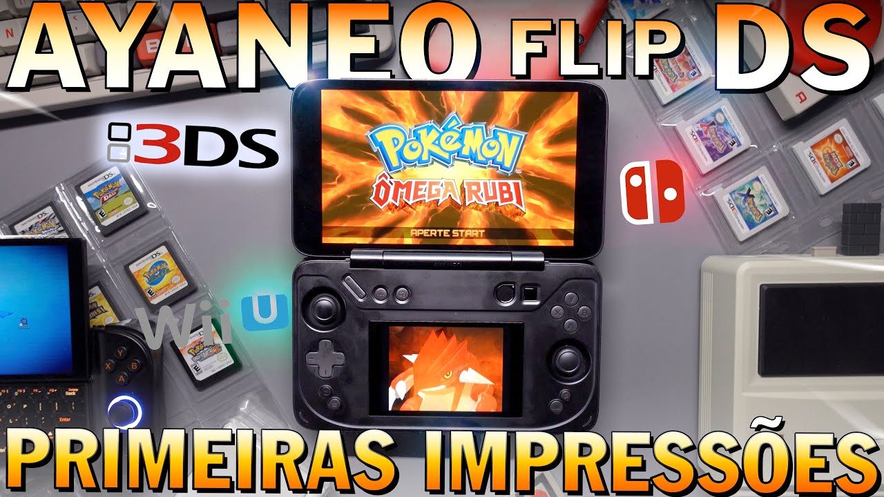 3DS no AYANEO FLIP DS! REVIEW do 1º Console Portátil com 2 TELAS