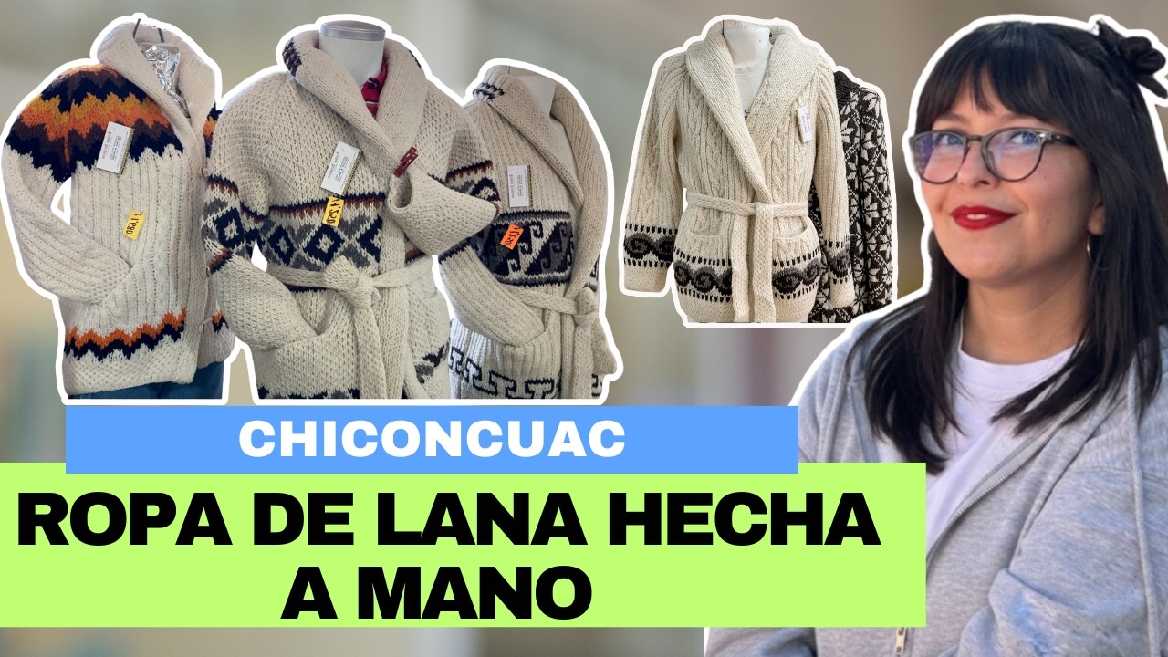 CHICONCUAC ROPA suéteres, cobijas, abrigos, gabanes de LANA