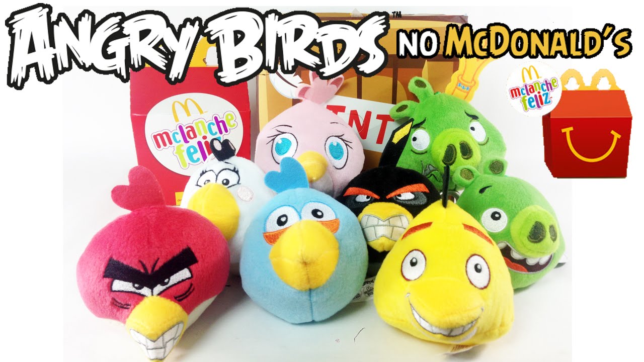 McLanche Feliz NOV 2015: Angry Birds coleção McDonald's