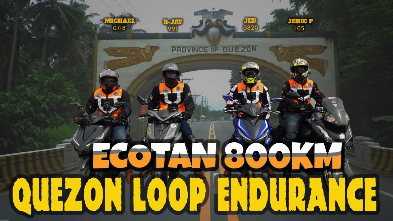 ECOTAN 800KM ENDURANCE | QUEZON LOOP NA NAUWI SA BEACH