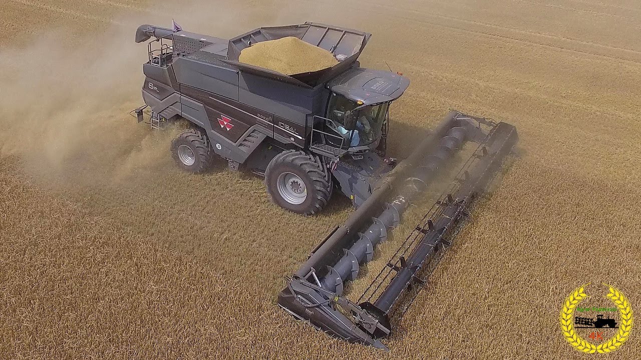 NEW - IDEAL 8 PL / Massey Ferguson / Bergmann GTW 330 / Getreideernte 2018