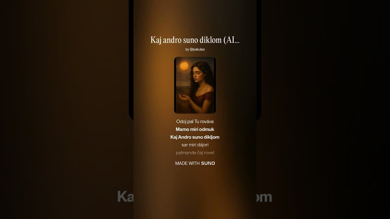Kaj andro suno diklom (AI cover)
