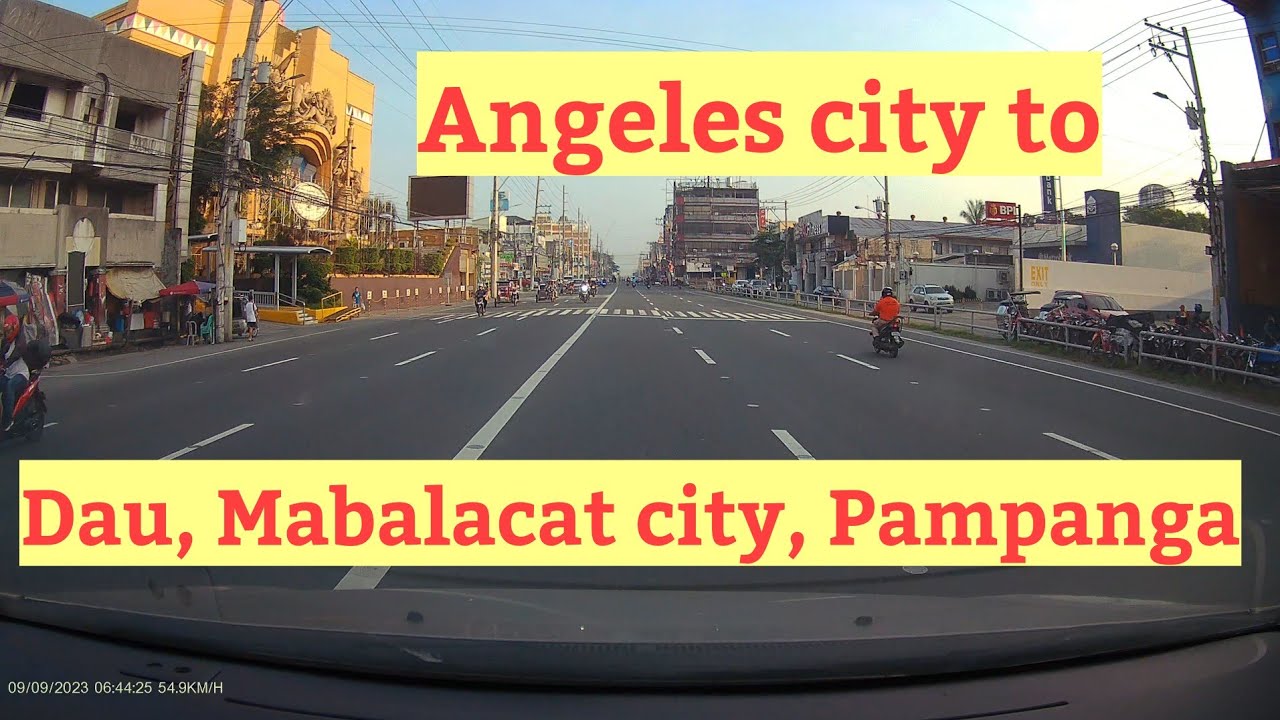 Going to Angeles city public market and Dau, Mabalacat city, Pampanga
