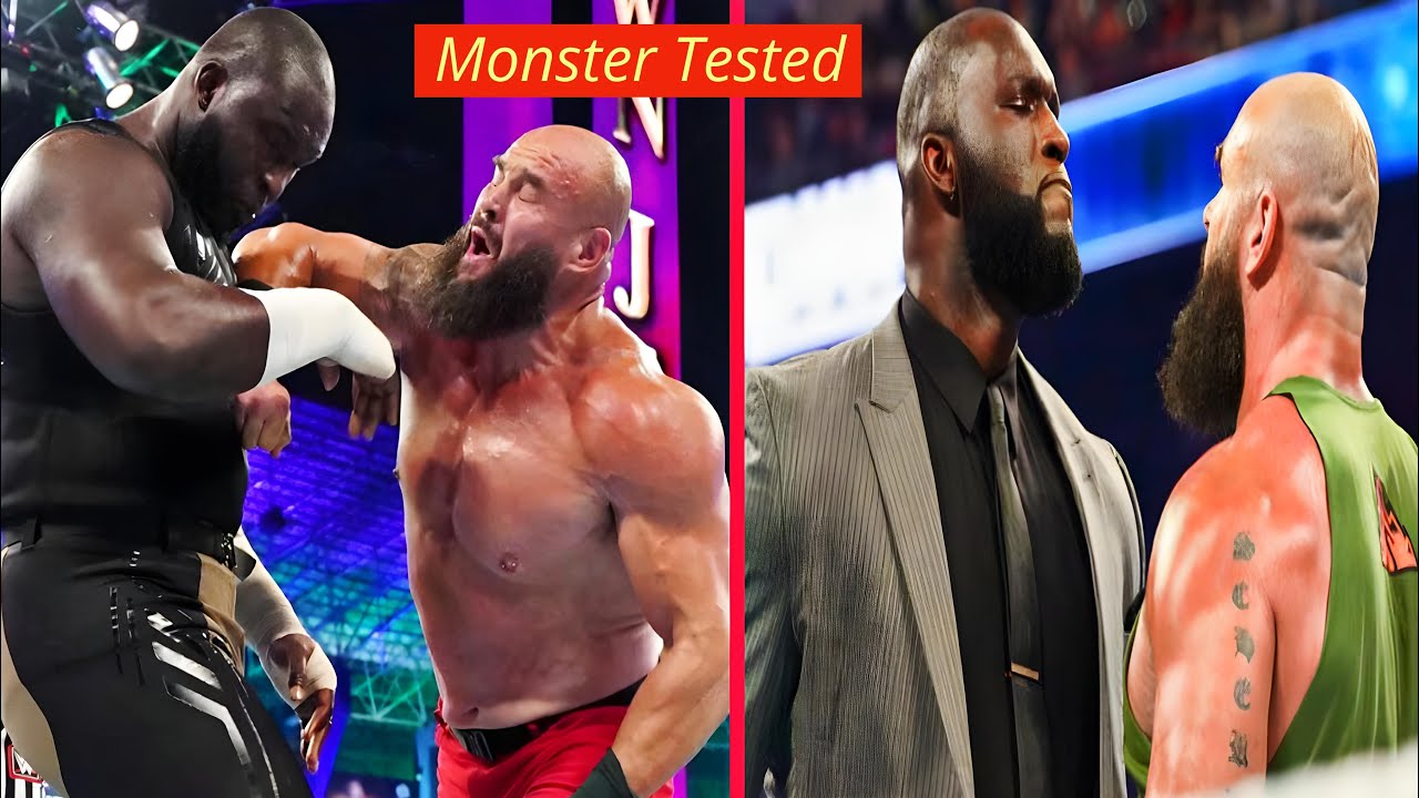 When the Monster Fell: Braun Strowman vs Omos