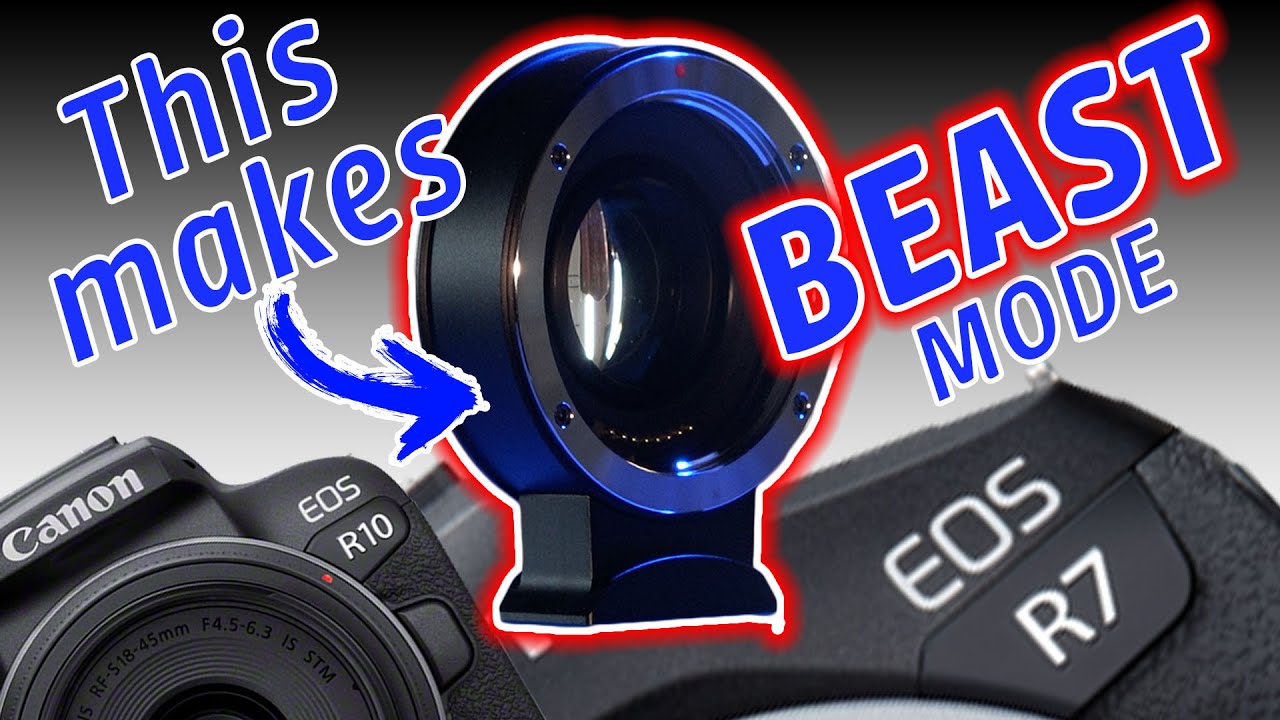 Speedboster is BETTER? For EOS R10, R7, R50, R100 VILTROX EF to RF 0.71x Adepter