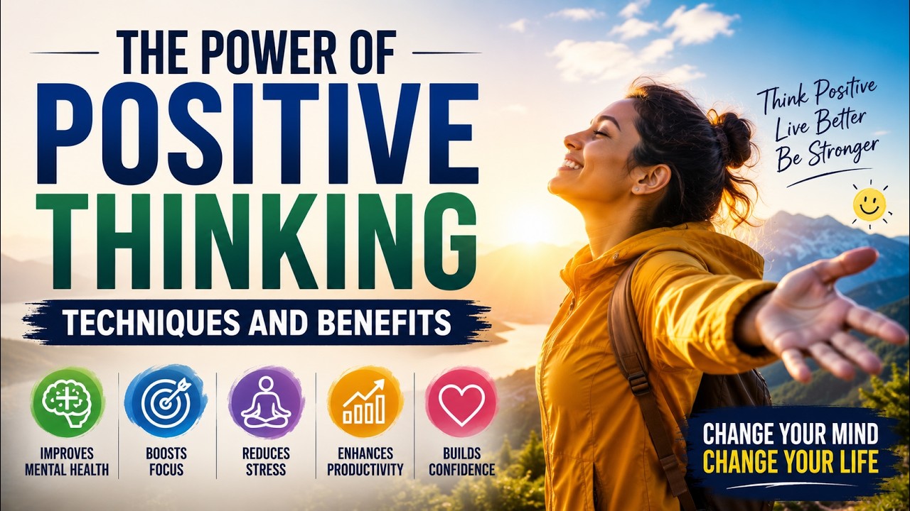 The Power of Positive Thinking - Techniques and Benefits (14 Minutes)
