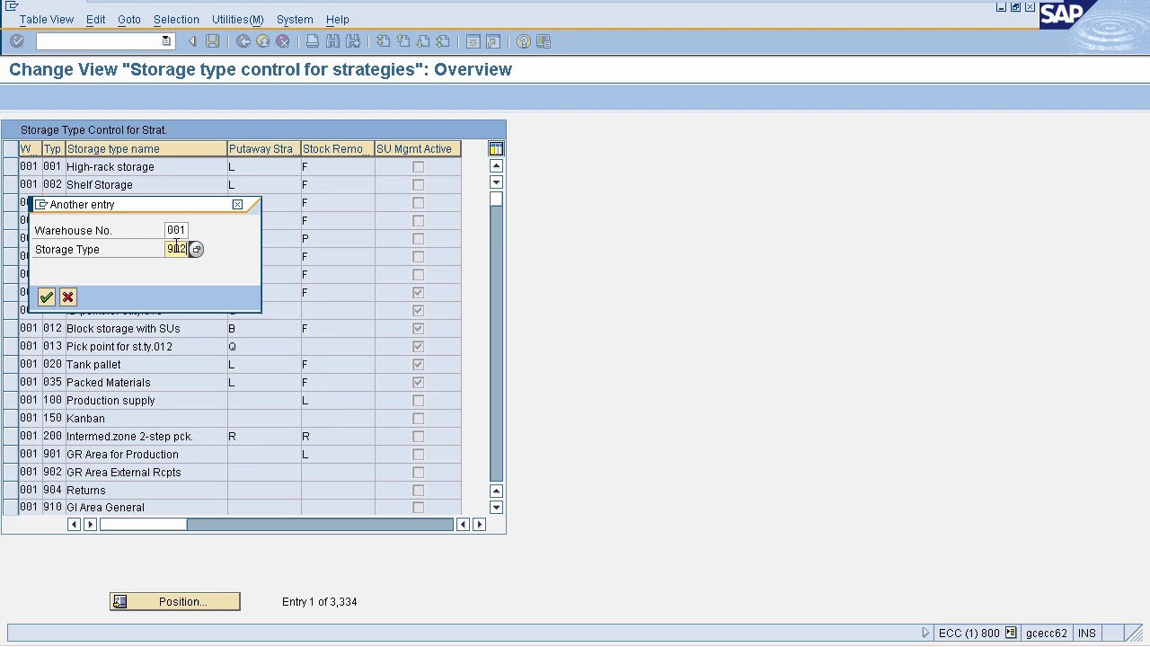 SAP WM - Put Away Strategies