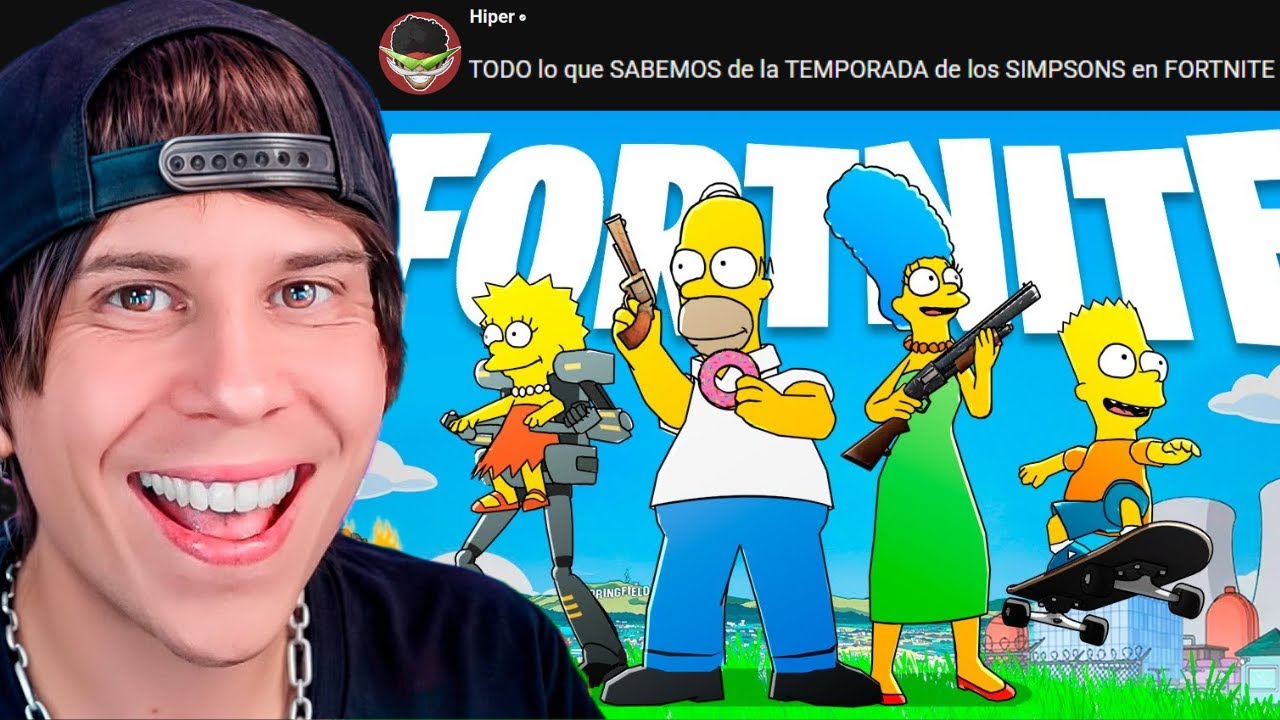 Rubius reacciona a TODO lo que SABEMOS de la TEMPORADA de los SIMPSONS en FORTNITE