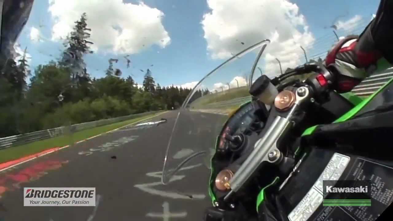 Nürburgring Nordschleife Gyrocam-Onboard Kawasaki ZX10R Ninja 2011