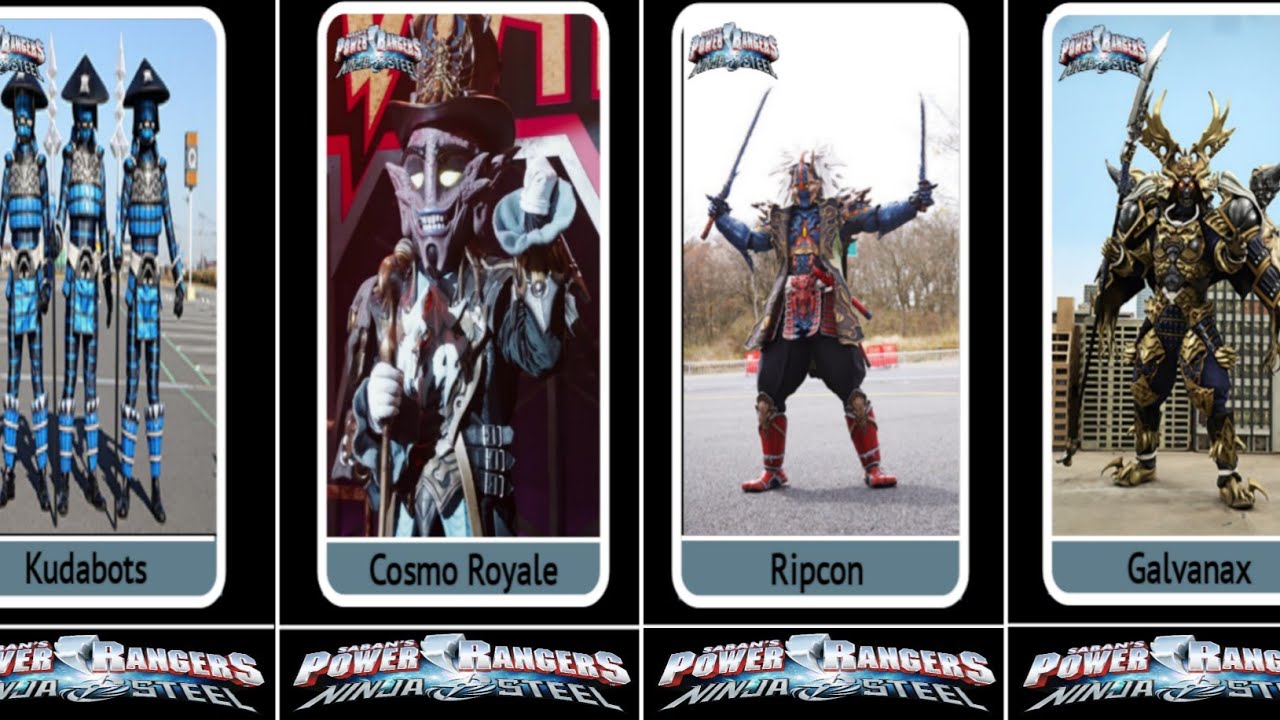 Power Rangers Ninja Steel 🌀 Villains/Monster's 👹 List | Power Ranger ⚡ ||