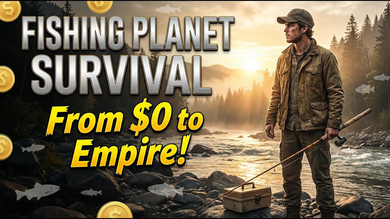 Fishing Planet survival mode: Starting with zero dollars and building a fishing empire