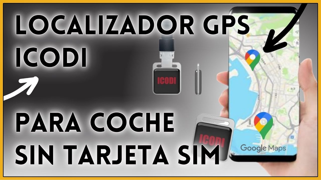 ICODI Localizador GPS, sin Tarjeta SIM sin Límite de Distancia sin Suscripción, 1 Año de Batería