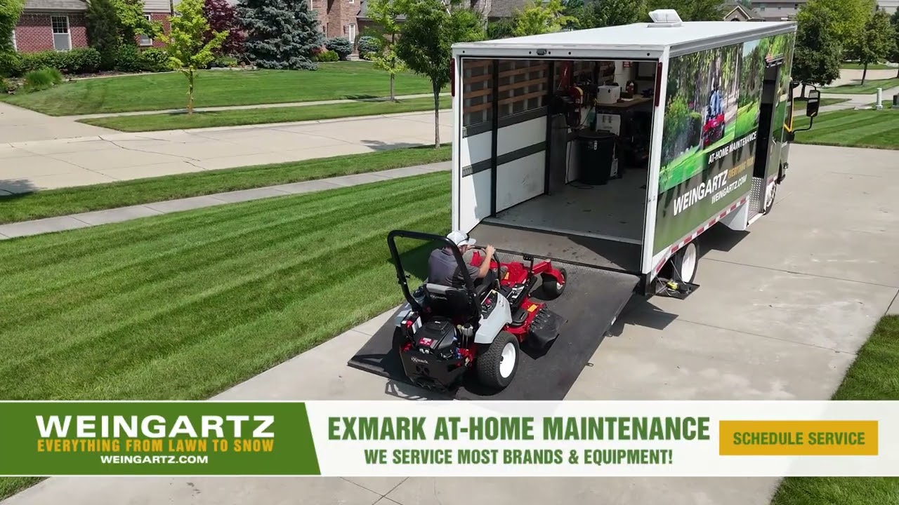 Weingartz At-Home Maintenance | Exmark Radius Zero Turn