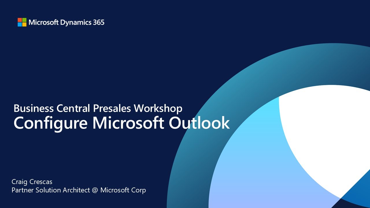 02   Connect Outlook in Business Central