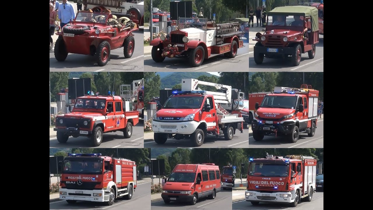 50° Anniversario Vigili del Fuoco Borgo Val di Taro (PR) - Sfilata mezzi Storici e Operativi