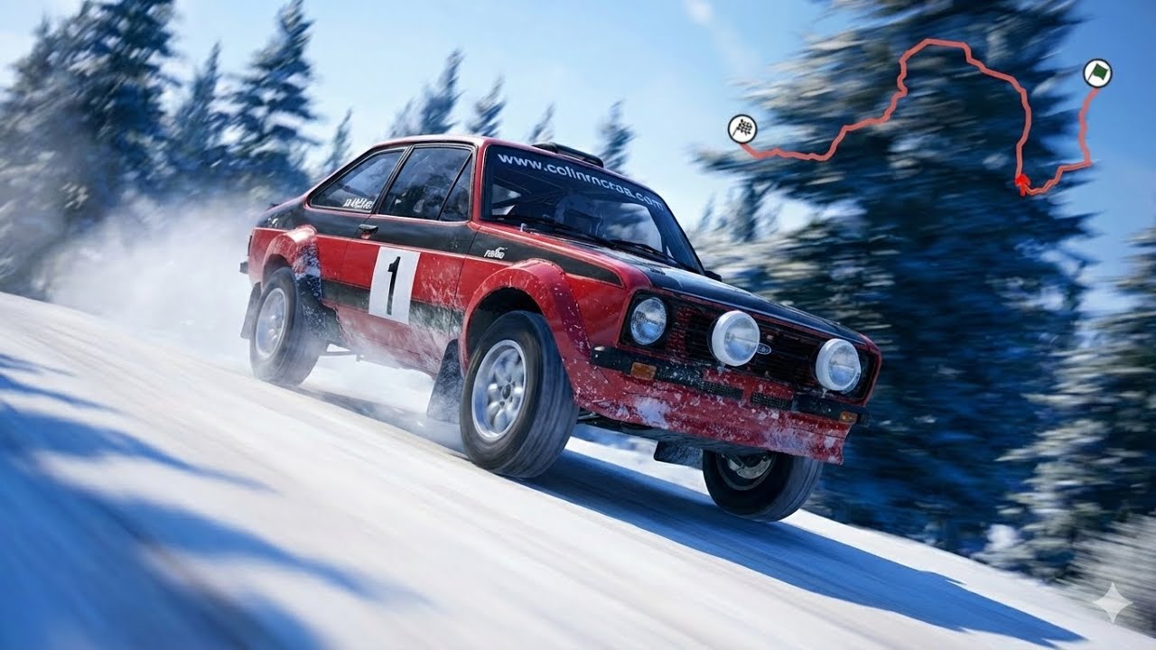 EA WRC - 2004 DJM Motorsport Escort - Hof-Finsskog, Sweden / Norway - 4K
