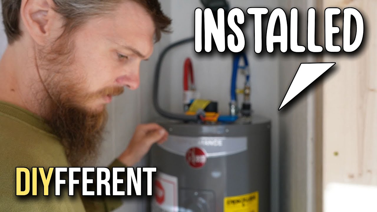 Tidy Water Heater Installation - Plumbing Done!