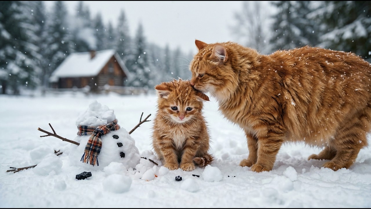 Baby Cat Cried… Then Mama Cat Did This 🥺❤️🐱🐾