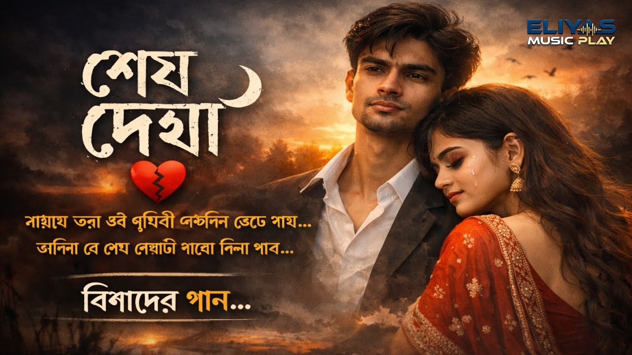 শেষ দেখা | কষ্টের বাংলা গান | Sad Bangla Song | Eliyas music play 