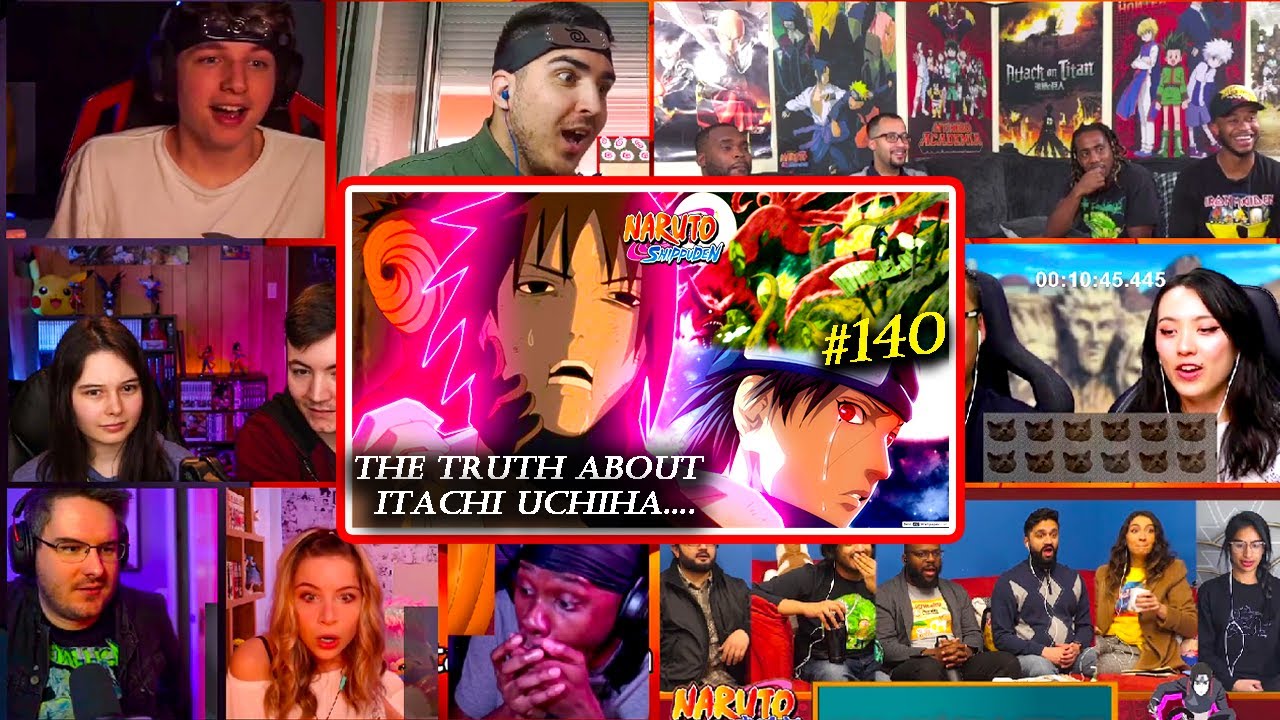 Правда об Итачи Учиха!!😨😢[Реакция 19 человек] Shippuden 140 РЕАКЦИЙ MASHUP Shippuden Зарубежные р...