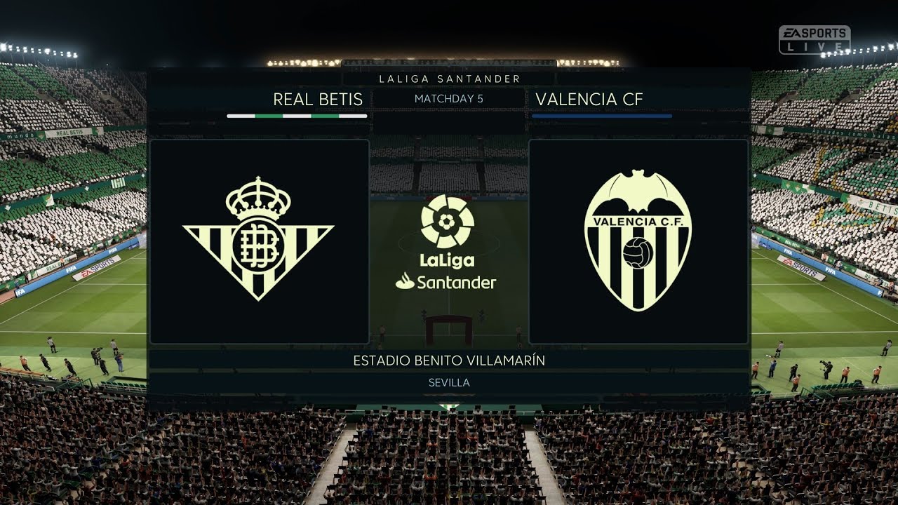 FIFA 19 | Real Betis vs Valencia - Estadio Benito Villamarín - (Full Gameplay Xbox One X)