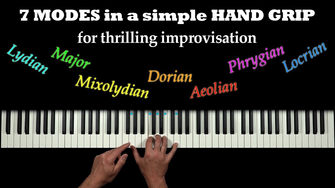 Simple HAND GRIP for thrilling IMPROVISATION with all 7 MODES