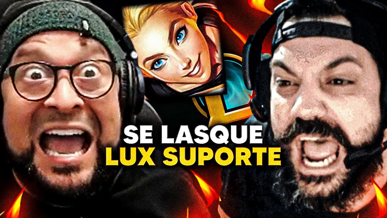 CHAMEI DEN&Atilde;O PRO DUO BOT E ELE PICKOU LUX SUPORTE | League of Legends