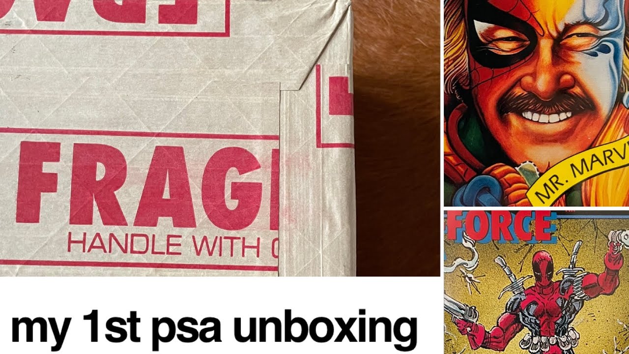 My 1st PSA Unboxing - 1990 Marvel Universe Rookie Comic Book Trading Cards - Grades revealed!