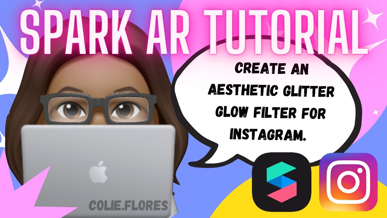 MAKE YOUR VERY OWN AESTHETIC GLITTER FILTER IN IG!! -SPARK AR TUTORIAL!!!