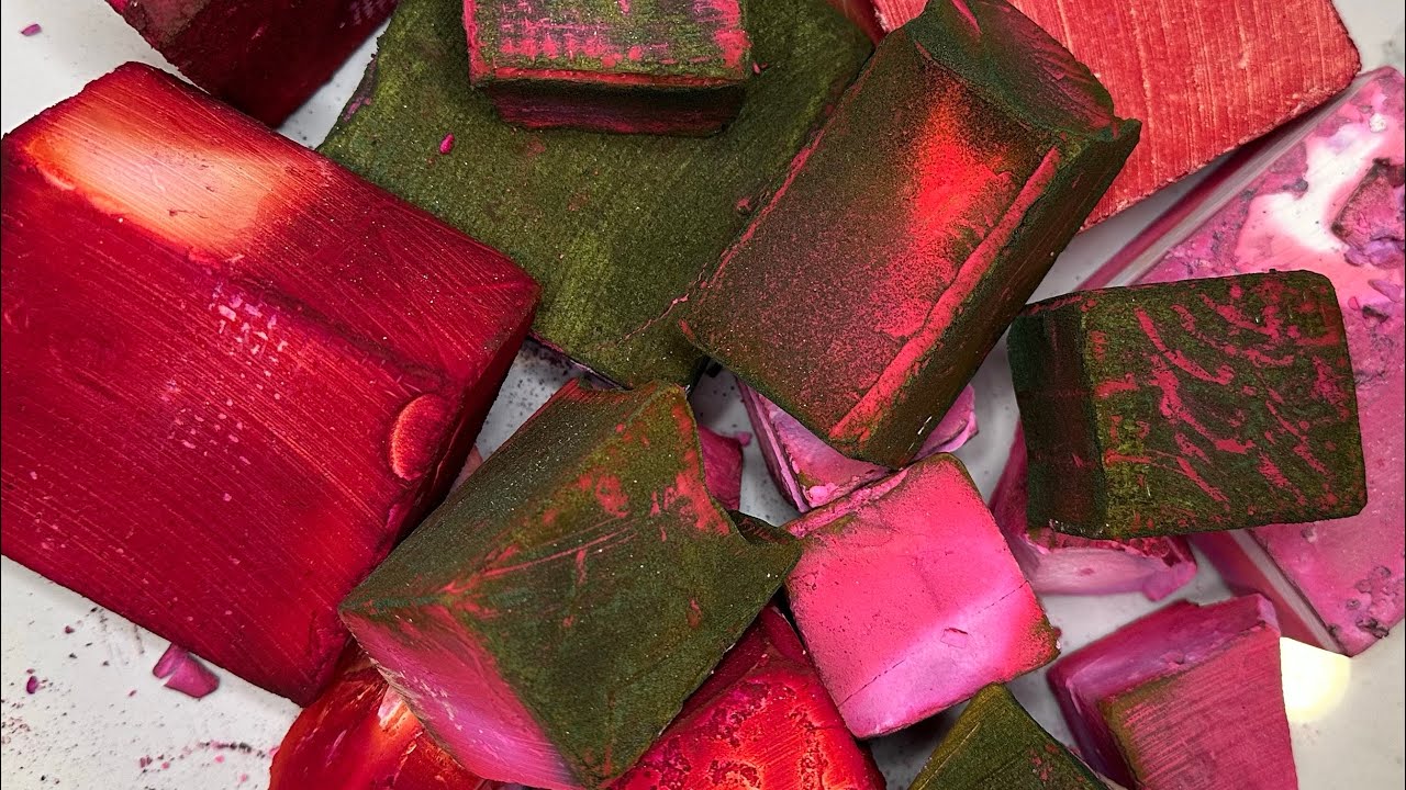 Dyed Gym Chalk ASMR