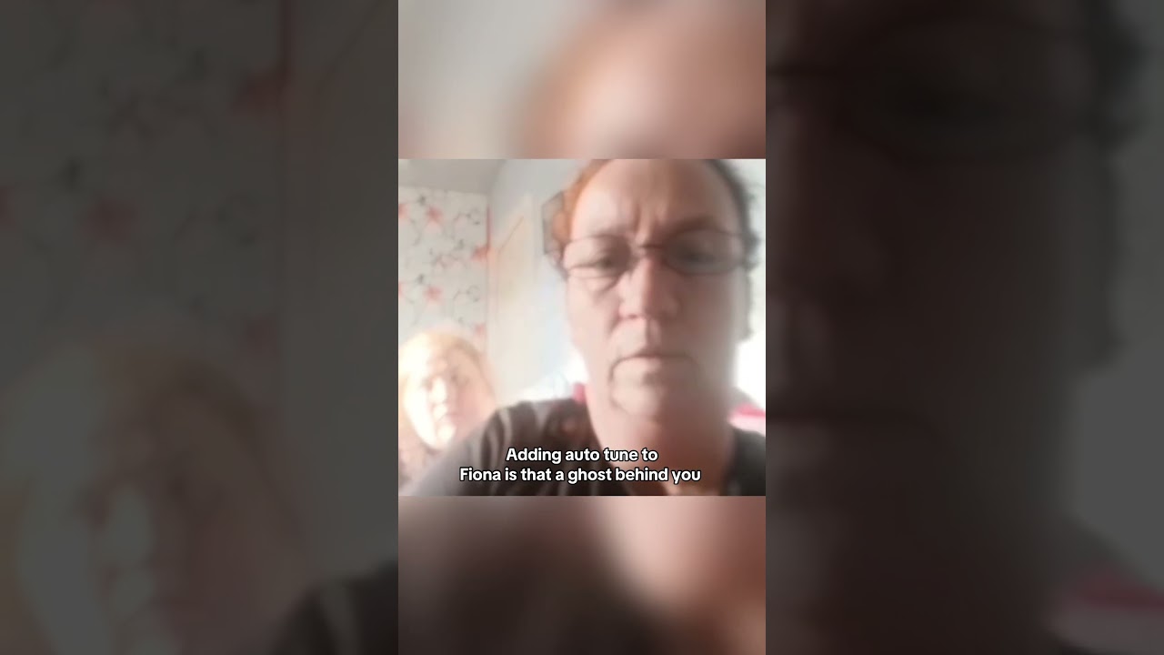 Fiona is that ghost behind you?! 👻 #meme #autotune #funny