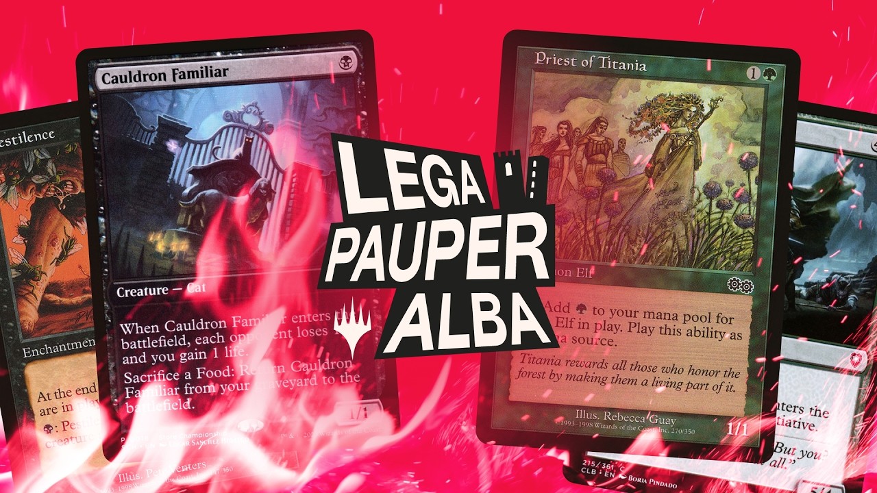 Mono Green Elves vs BG Pestilence - Lega Pauper Alba - MTG Paper Gameplay