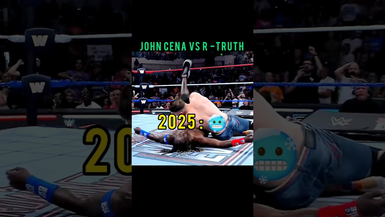 John Cena vs R -Truth 2011 vs 2025 SNME 🥶 Edit