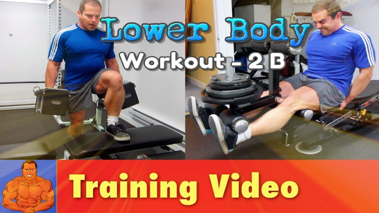 Leg Workout Without Squats - 2B - quadriceps, hamstrings, and calves